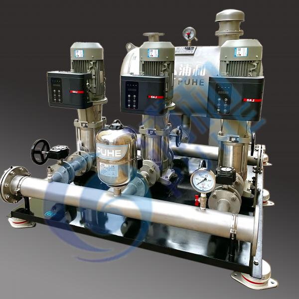 No negative pressure tank overlying frequency conversion water supply